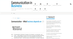 Desktop Screenshot of communicationinbusiness.theintelligentgarden.com